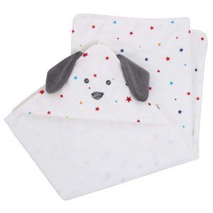 ED Ellen DeGeneres Doodle Dog - Hooded Blanket, Puppy Hood with Multi Star Print